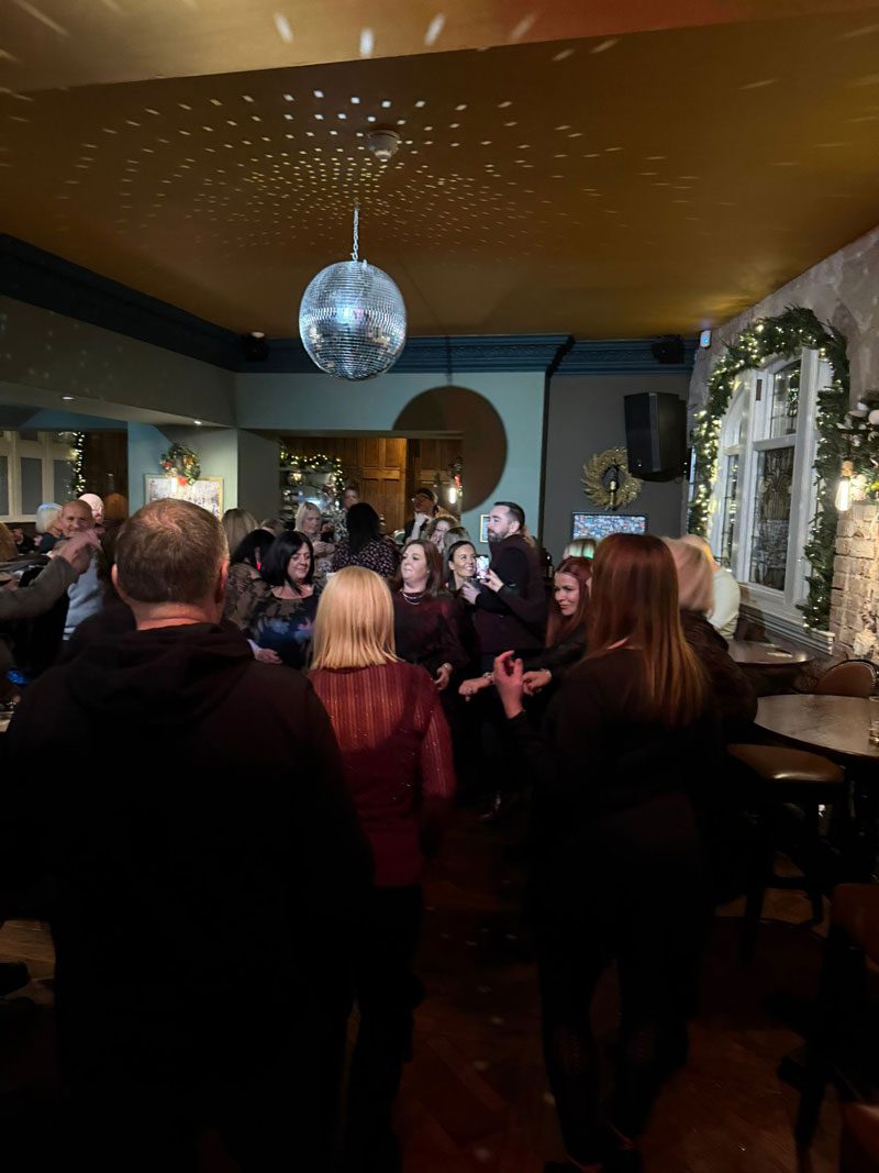 A private party in full swing at The White Lion